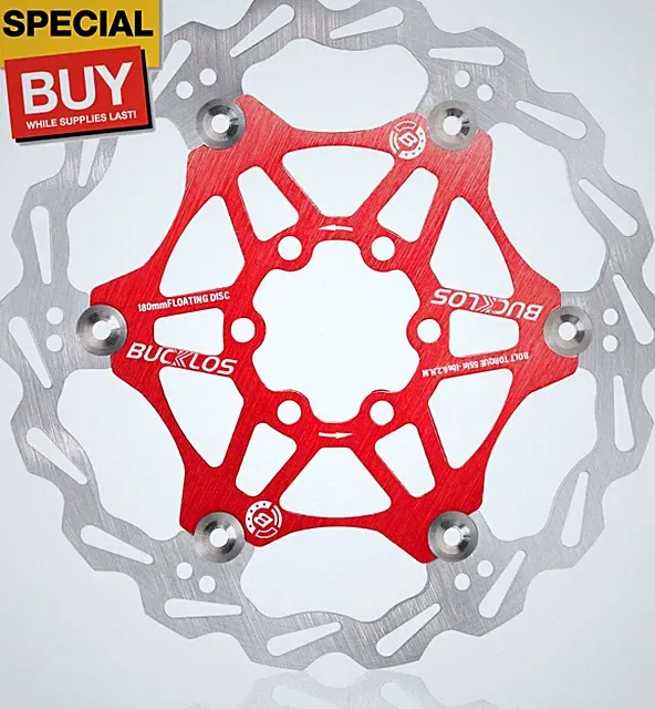 160mm 180mm 203mm Floating Disc Brake Rotor, Stainless Steel MTB Brakes Rotors w